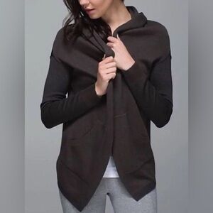 DARK GREY Lululemon cabin yogi cardigan IN DARK GREY